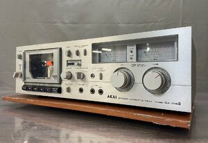 △872　ジャンク品　オーディオ機器　カセットデッキ　AKAI　 GX-715II