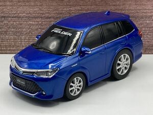 即決有★プルバックカー トヨタ TOYOTA カローラ フィールダー COROLLA FIELDER ハイブリッド HV ブルー 青★ミニカー