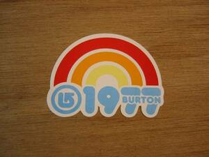 BURTON(バートン) ステッカー 10.1cm×7.6cm