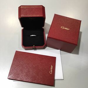 Cartier カルティエ リング マイヨンパンテール ハーフダイヤ シルバー k18 サイズ7号 538489
