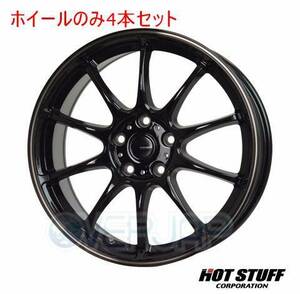 4本セット HOT STUFF G.speed P-07 ブラック&ブロンズクリア (BK/BR) 16インチ 6.5J 100/5 48 インプレッサG4 GJ6