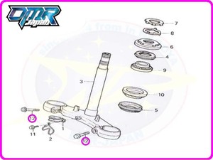 【新品】 ボルト (ステム) NSR250R MC21 MC28 96400-10032-07