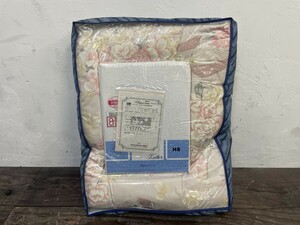 未使用保管品 ナチュラル 華結肌掛け布団 フェザー 水鳥 羽毛 ダウン50％ フェザー50% 羽毛 日本製 キルティング製 (2)