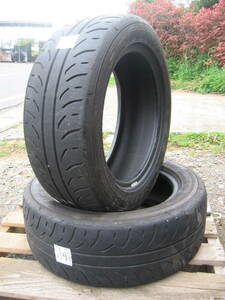 中古タイヤ　195/55R15　’19製　ダンロップDIREZZA ZⅢ　２本組　センター５分＆6分山