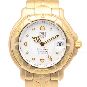 タグホイヤー 6000シリーズ 腕時計 時計 18金 K18イエローゴールド WH514 自動巻き メンズ 1年保証 TAG HEUER 中古