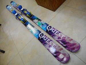 3＃１３２２　【ハート】ＱＵＥＳＴ　オールラウンド板　アイゼン付／長さ：１７８ｃｍ　対応ソール：２８０～３００ｍｍ【小樽店】＃