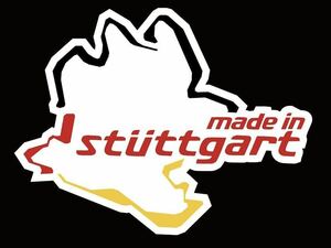 ドイツ　シュツットガルト　サーキット　ステッカー　カラー変更承ります　メルセデスベンツ　AMG ポルシェ　ニュルブルクリンク