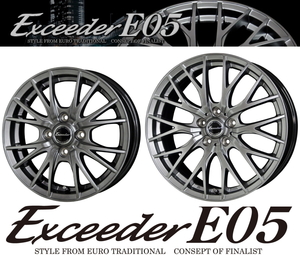 [●業販品●] [冬用] 4本SET 新品 Exceeder E05 CS 17インチ 7J+48 ヨコハマ iG70 215/50R17 マークX/ジェイド/レヴォーグ