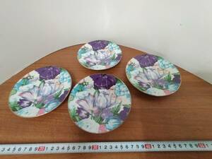 コレクション　昭和　レトロ　アンティーク　小皿　カップソーサー　陶器　食器　4枚　まとめて