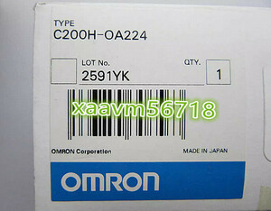 新品　OMRON/オムロン　C200H-OA224　シーケンサ出力カード【保証付き】【送料無料】