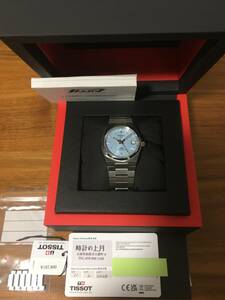 TISSOT PRX 35mm パワーマティック80 アイスブルー 美品