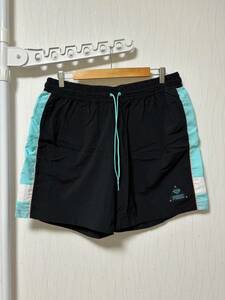 美品☆XL [PUMA×DIAMOND SUPPLY] カラー切替 トラックショーツ ハーフパンツ XL ブラック ブルー プーマ ダイヤモンドサプライ