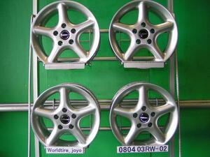 [中古ホイール4本セット]BORBET(ボルベット)[15x7J+35/112/5H]A4,A4アバント,Cクラス(203),Eクラス(210),ゴルフ4,ボーラ,パサート