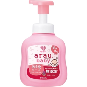 まとめ得 アラウベビー　泡全身ソープ　４５０ｍＬ 　 サラヤ 　 ボディソープ x [3個] /h