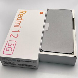 未使用品 Redmi 12 5G XIG03 ポーラーシルバー Android スマートフォン au SIMフリー