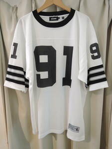 X-LARGE XLARGE エクストララージ GAME SHIRT メッシュＴ ホワイト XLサイズ 人気商品 送料￥230～ 値下げしました！