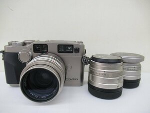 コンタックス　CONTAX　カメラ　G2　35、45、35-70mmレンズ付　中古 ジャンク G4-81◎