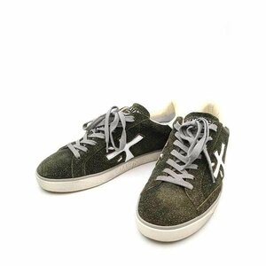 PREMIATA プレミアータ STEVEN 5446 ローカットレザースニーカー カーキ サイズ:40 メンズ ITRZONLTLSMQ