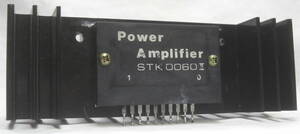 SANYO/STK-0060Ⅱパワーアンプ出力段DPPヒートシンク付2個セット未使用品R041014