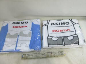 送料は商品説明欄に記入　ホンダ ASIMO アシモ ビッグ・フリースブランケット　２種で 未使用　