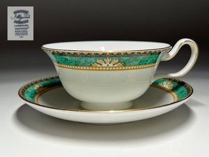 【瑞】ウェッジウッドWEDGWOOD LAMBOURN　カップ＆ソーサー