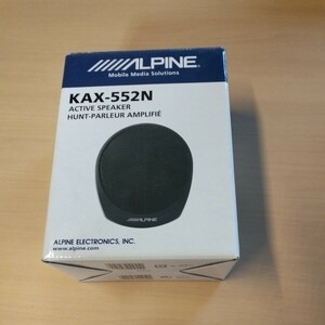 新品未使用 【ALPINE】 KAX-552N アンプ付ナビゲーション用スピーカー