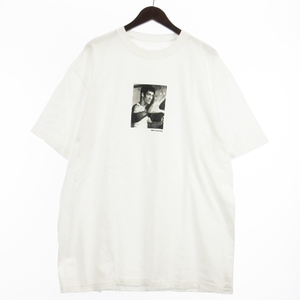 ユニフォームエクスペリメント uniform experiment 24SS BRUCE LEE Tシャツ カットソー 半袖 プリント UE-232068 ホワイト 4 メンズ