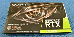 【USED】GIGABYTE GeForce RTX 2060 SUPER GAMING OC 3X WHITE 8G 美品