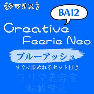 BA12ファッションカラー　セット　ショート　メンズ　ヘアカラー　ブルーアッシュ