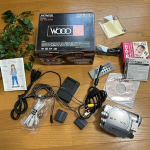 ★日立DVDカムwooo！ビデオカメラDZ-GX3300 HITACHI ウー！　DVDカメラ　DVD5枚セット