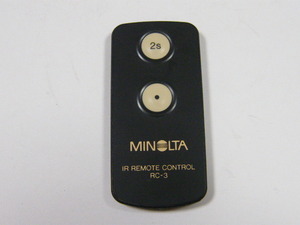 ◎ MINOLTA RC-3 ミノルタ リモコン IRリモートコントロール