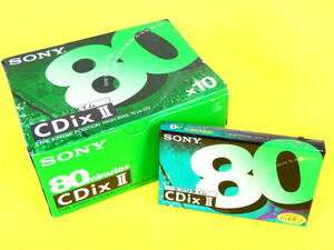 未開封！ SONY ソニー CDix II 80 11本 ハイポジション ハイポジ カセットテープ @送料520円(5)