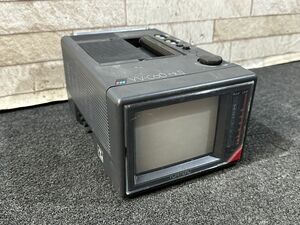 42●〇 希少 YUPITERU ブラウン管 ポータブルカラーテレビ YV-C60 mkII / ユピテル 昭和レトロ ゲーム モニターにも TRINITRON 〇●