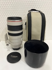 G「19965」Canon EF 100-400mm 1:4.5-5.6 L IS ULTRASONIC レンズ ET-83C 純正レンズフード ソフトケース付 