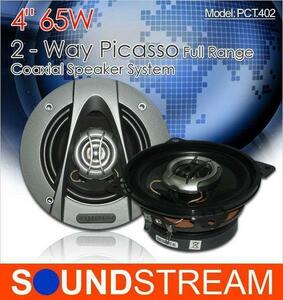 ■USA Audio■サウンドストリーム Soundstream PCT.402 10cm Max.130W●保証付●税込