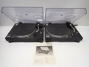 Technics テクニクス ダイレクトドライブレコードプレーヤー ターンテーブル SL-1200MK3 2台 PICKERING/SHURE カートリッジ付き ∩ 6DCFE-1