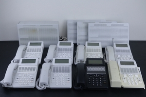 【NTT】αA1 ビジネスホン１６点セットまとめて 電話機 主装置他 16年製 業務用電話機　未チェック現状品