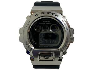 CASIO (カシオ) G-SHOCK デジタル腕時計 クォーツ 腕時計 ラバー 耐衝撃構造 樹脂バンド GM-6900-1JF シルバー×ブラック メンズ/004