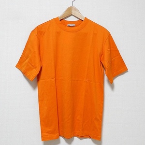 #spc イッセイミヤケ ISSEYMIYAKE Tシャツ 半袖 無地 M オレンジ メンズ [854625]