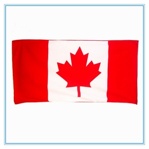 カナダ Canada 加国 国旗 メイプルリーフ デザイン コットン タオル おしゃれ 大判140×70cm バスタオル