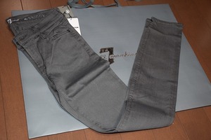 ★7 for all mankind ★スキニージーンズ・グレー★26★新品・タグ付き★