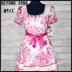 新品BEYOND IRMA ビヨンドイルマ　ミニスカートワンピドレス  ピンク