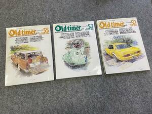 〇●Old-Timer　No.52 & No.53 & No.55　3冊セット　*オールドタイマー　*スバル1000　*TE27トレノ　*オート三輪　*車雑誌