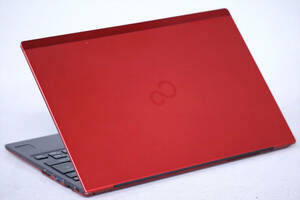 【1円～】Office2021搭載！超軽量約799g！Redモデル！LIFEBOOK FUTRO MU937 Celeron 3865U RAM8G SSD128G 13.3FHD Win10