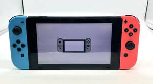 【ジャンク】Nintendo Switch(ニンテンドースイッチ) MOD.HAC-001 初期型 ネオン/ピンク ※通電確認済み