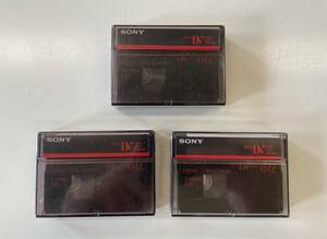 未開封品 SONY Mini DVテープ 60分 ミニDV カセット DIGITAL VIDEO CASSETTE 3本セット
