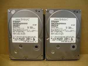 ▽HITACHI HDT725050VLA360 500GB SATA 7200rpm 3.5型 16MB 2台 中古 日立