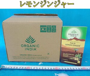 Mいな2490 ORGANIC INDIA オーガニック インディア トゥルシー ティー レモンジンジャー 25包×6箱 ハーブティー ティーバッグ