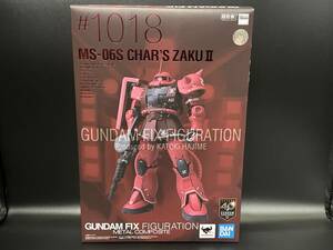 希少!! 新品未開封!! バンダイ メタルコンポジット シャア専用ザクII #1018 GUNDAM FIX FIGURATION METAL COMPOSITE MS-06S CHAR