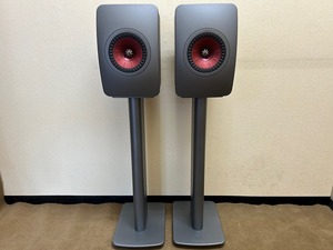 【美品】KEF LS50 Meta スピーカーペア 専用スタンド付き　